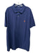 Polo Size XXL Navy Cotton Solid Polo Men's Short Sleeve Navy / XXL