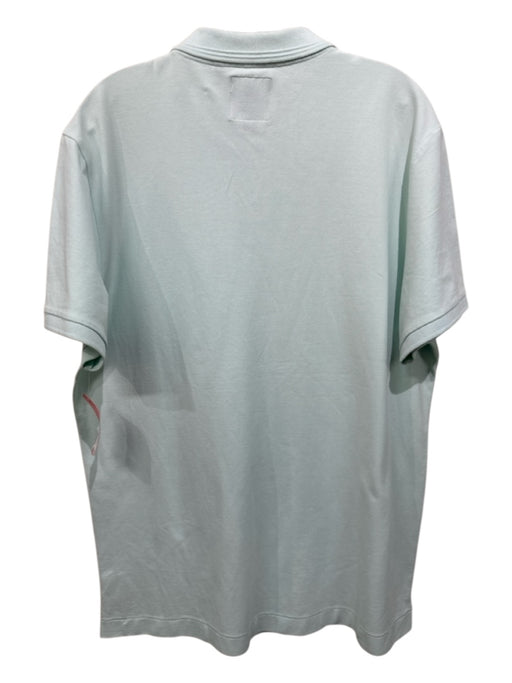 G Star Size XL Light blue Cotton Solid Polo Men's Short Sleeve Light blue / XL