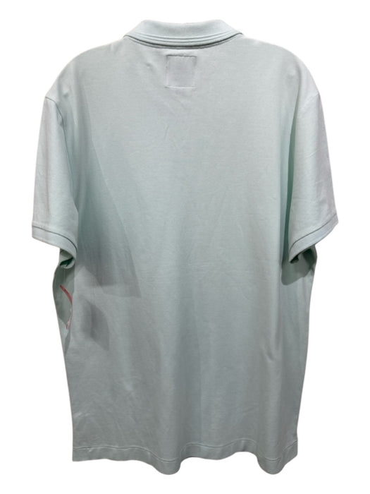 G Star Size XL Light blue Cotton Solid Polo Men's Short Sleeve Light blue / XL