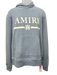 Amiri Size L Light blue Cotton logo Hoodie Men's Jacket Light blue / L