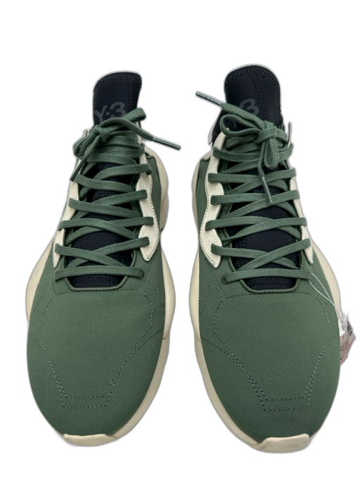 Y3 Shoe Size 12.5 NWT Green & Beige Print Synthetic Solid Sneaker Men's Shoes Green & Beige Print / 12.5