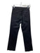 Khaite Size 25 Black Cotton Denim High Rise Cropped Flare Jeans Black / 25