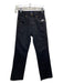 Khaite Size 25 Black Cotton Denim High Rise Cropped Flare Jeans Black / 25