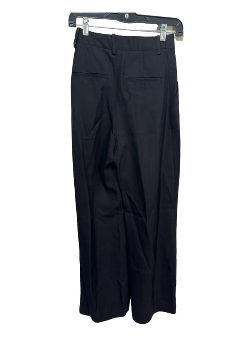 Loulou Studio Size XS Black High Rise Trouser Straight Leg Pants Black / XS