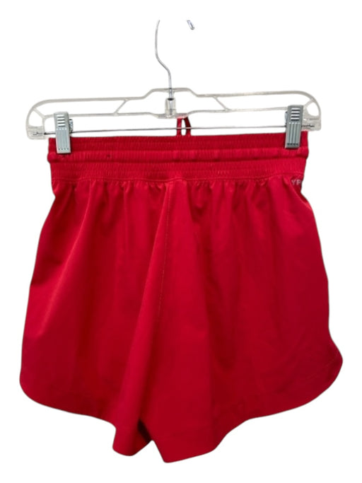 YPB Size XS Red Polyester & Elastane Elastic Waist Side Pockets Shorts Red / XS