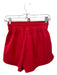 YPB Size XS Red Polyester & Elastane Elastic Waist Side Pockets Shorts Red / XS