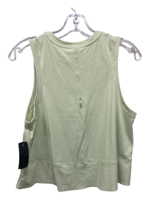 Rhone Size XS Light Green Nylon Blend Sleeveless Scoop Neck Side Slit Top Light Green / XS