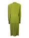 Rowen Rose Size 34/  XS Green Acetate Blend Half Button Long Sleeve Dress Green / 34/  XS