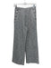 Lisa Marie Fernandez Size 0 Gray & Navy Cotton Blend Metallic Thread Pant Set Gray & Navy / 0