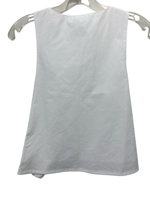 Julia Amory Size XS White Cotton Sleeveless Top White / XS