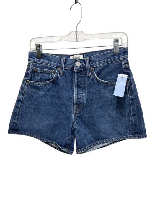 Agolde Size 25 Medium Wash Cotton Denim Shorts Medium Wash / 25