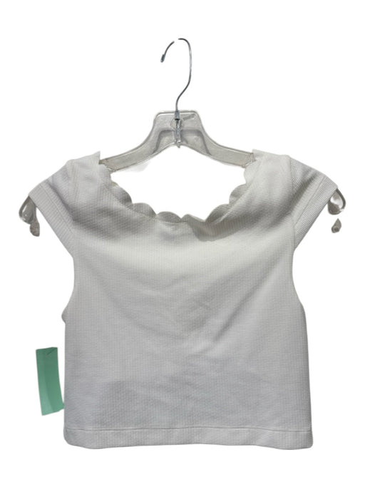 Marysia Size XS/S Off White Polyamide Blend Scalloped Sleeveless Skort Skirt Set Off White / XS/S
