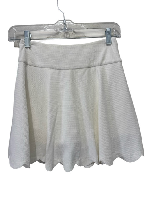 Marysia Size XS/S Off White Polyamide Blend Scalloped Sleeveless Skort Skirt Set Off White / XS/S