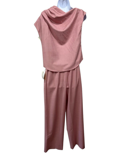 Lou Lou Studio Size 34 Pink Wool Sleeveless Elastic Waist Pants Top Pant Set Pink / 34