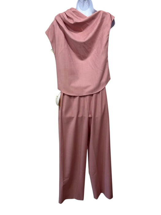 Lou Lou Studio Size 34 Pink Wool Sleeveless Elastic Waist Pants Top Pant Set Pink / 34