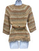 Chanel Size 34 Beige, White, Pink Blend Knit Long Sleeve Striped Sash Inc Jacket Beige, White, Pink / 34