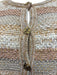 Chanel Size 34 Beige, White, Pink Blend Knit Long Sleeve Striped Sash Inc Jacket Beige, White, Pink / 34