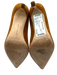 Manolo Blahnik Shoe Size 38 Brown Leather Suede Stiletto Pointed Toe Pumps Brown / 38