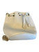 Anna Paola Cream & Gold Leather Chain Strap bucket Bag Cream & Gold / S