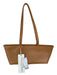 Madison West Tan Leather Top Handles Rectangle Bag Tan / S