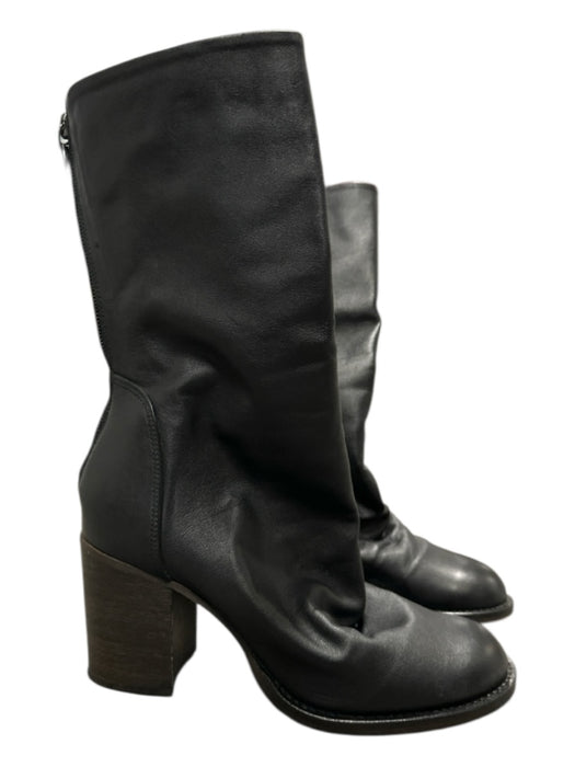 Free People Shoe Size 37.5 Black Pleather Boot Boots Black / 37.5