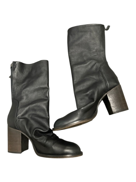 Free People Shoe Size 37.5 Black Pleather Boot Boots Black / 37.5