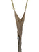 Zara Size S Tan Viscose Spaghetti Strap Chain Detail Maxi Dress Tan / S