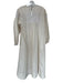 Banana Republic Size SP Cream Cotton Long Balloon Sleeve Smocked Waist Dress Cream / SP