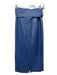 Hunter Bell Size 4 Blue PU leather Stiching Dart Detail Pencil Skirt Blue / 4