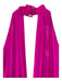 Fleur du Mal Size 4 Fuschia Pink Silk High Neck Slits Maxi Sleeveless Dress Fuschia Pink / 4