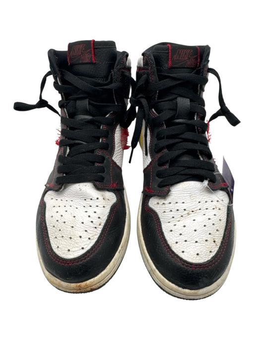 Jordan Shoe Size 9.5 White & Black Leather Two Tone Sneaker Men's Shoes White & Black / 9.5