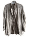 Baci Size Small Taupe Cotton Long Sleeve lined Open Front Slits Jacket Taupe / Small