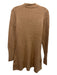 Madewell Size M Brown cotton & polyamide Knit Long Sleeve Dress Brown / M