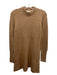 Madewell Size M Brown cotton & polyamide Knit Long Sleeve Dress Brown / M