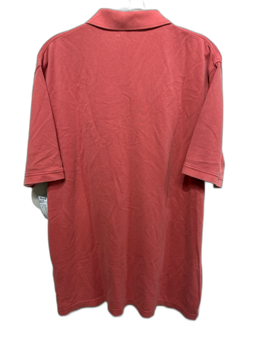 Peter Millar NWT Size L Red Cotton Solid Polo Men's Short Sleeve Red / L