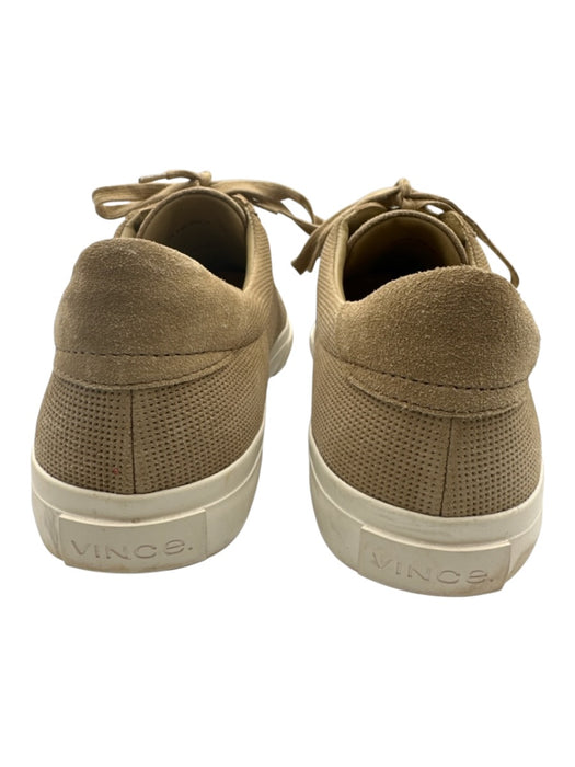 Vince Shoe Size 9.5 AS IS Beige Leather Solid Sneaker Men's Shoes Beige / 9.5