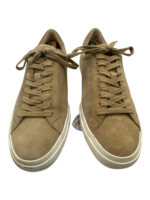 Vince Shoe Size 9.5 AS IS Beige Leather Solid Sneaker Men's Shoes Beige / 9.5