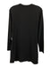 Reformation Jeans Size L Black Cotton Blend Long Sleeve Half Button Dress Black / L