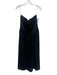 Reformation Size 6 Black Polyester Satin Sheer Strapless Gathered Waist Dress Black / 6