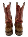 Ariat Shoe Size 10.5 Brown & Red Leather Western Cowboy Men's Shoes Brown & Red / 10.5