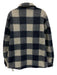 Banana Republic Size M Blue & Gray Wool Blend Plaid Flannel Men's Jacket Blue & Gray / M