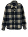 Banana Republic Size M Blue & Gray Wool Blend Plaid Flannel Men's Jacket Blue & Gray / M