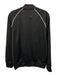 Adidas Size M Black Synthetic Solid Athleisure Men's Jacket Black / M