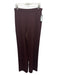 St John Collection Size 8 Brown Wool Elastic Waist Straight Pants Brown / 8