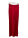 St John Collection Size 6 Red Wool Straight Cut High Rise Elastic Pants Red / 6