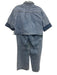 Akira Size L Light Wash Cotton & Viscose Embellished Pants Set Light Wash / L