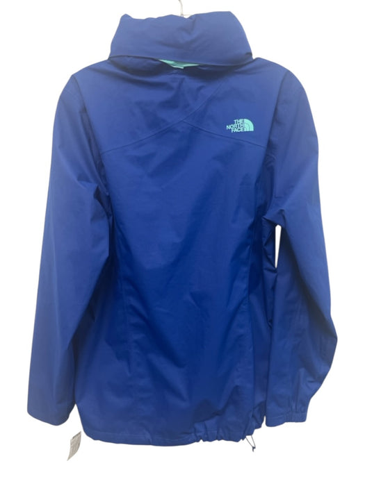 The North Face Size XL Blue Polyester Front Zip Jacket Blue / XL