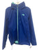 The North Face Size XL Blue Polyester Front Zip Jacket Blue / XL