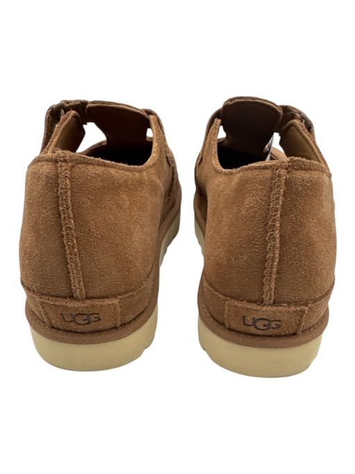 Ugg Shoe Size 10 Tan Leather Velcro Strap Slip On Clogs Tan / 10