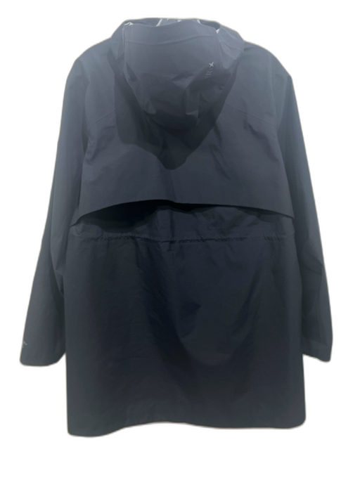 Arcteryx Size L Black Nylon Front Zip Hooded Gore-tex Rain Coat Black / L